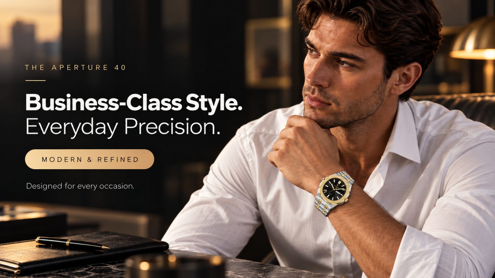 Business-Class Style. Everyday Precision.